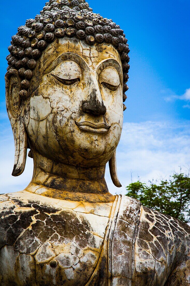 Buddha statue  Sukhothai Historical Park  Thailand
