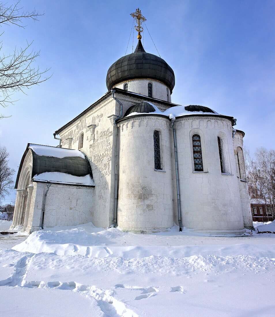 Apses of Saint George Cathedral 1234, Yuryev Polsky, Vladimir region, Russia