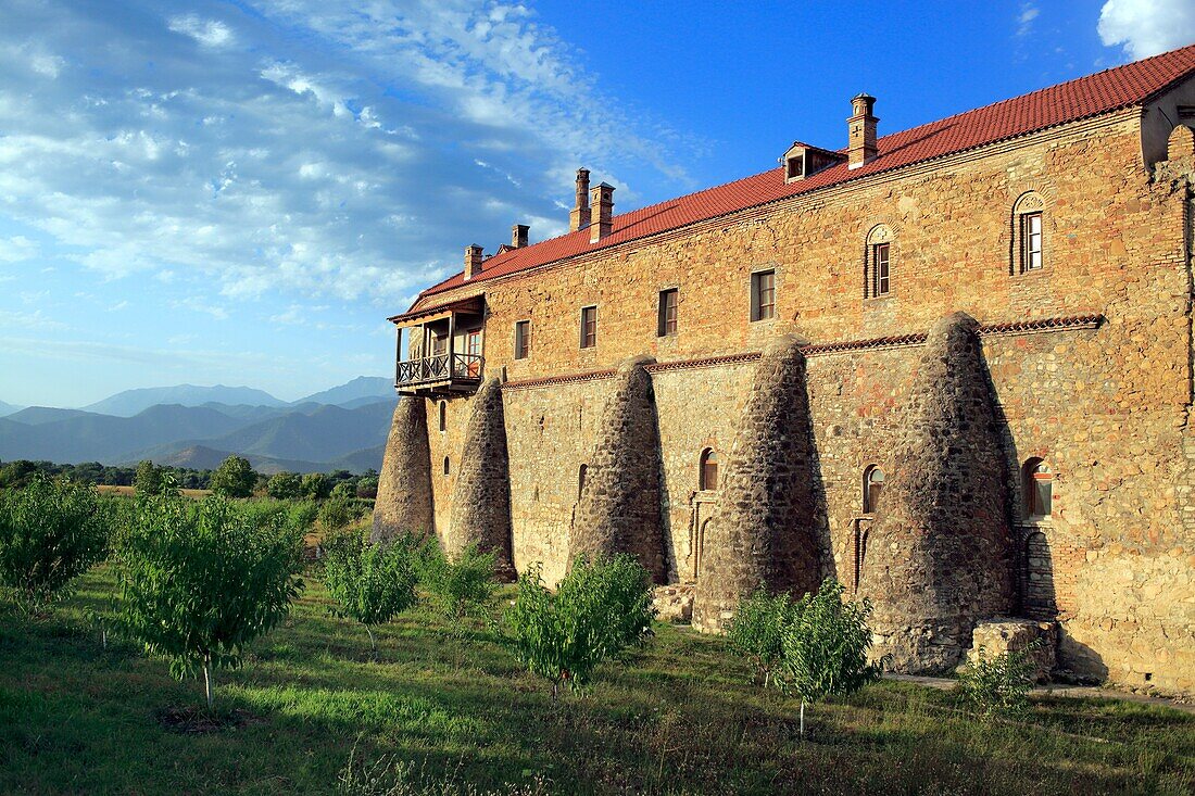 Wallsl of Alaverdi Monastery, Kakheti, Georgia