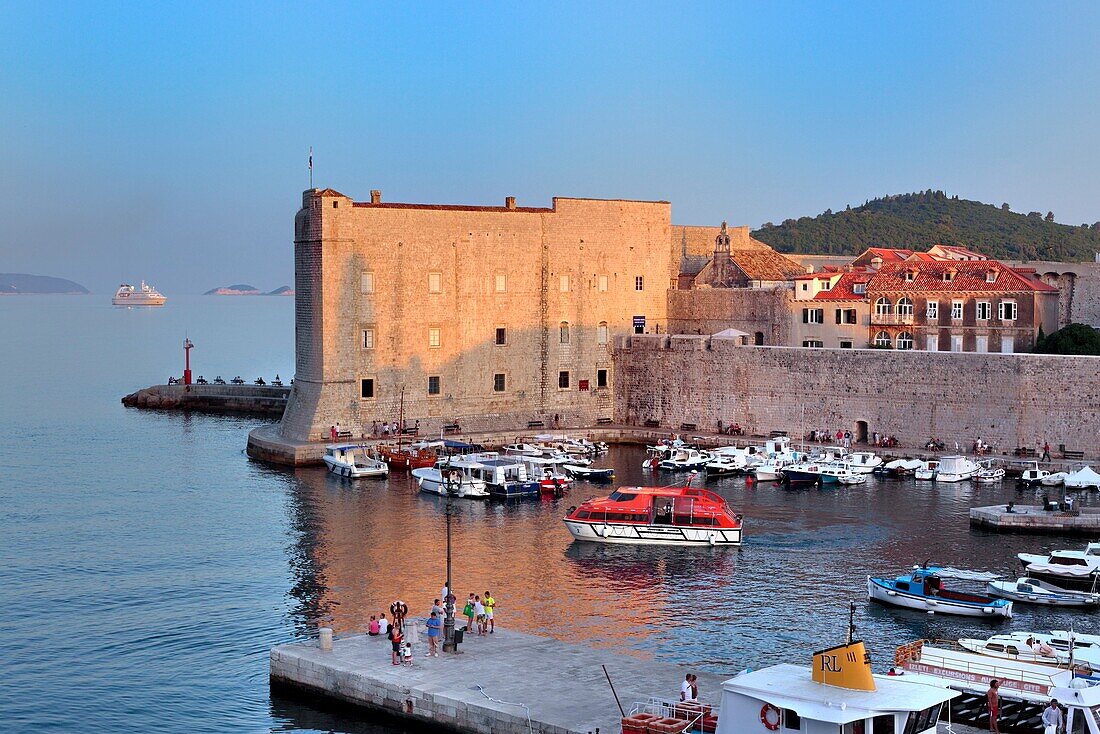 Dubrovnik harbor, Dalmatia, Croatia