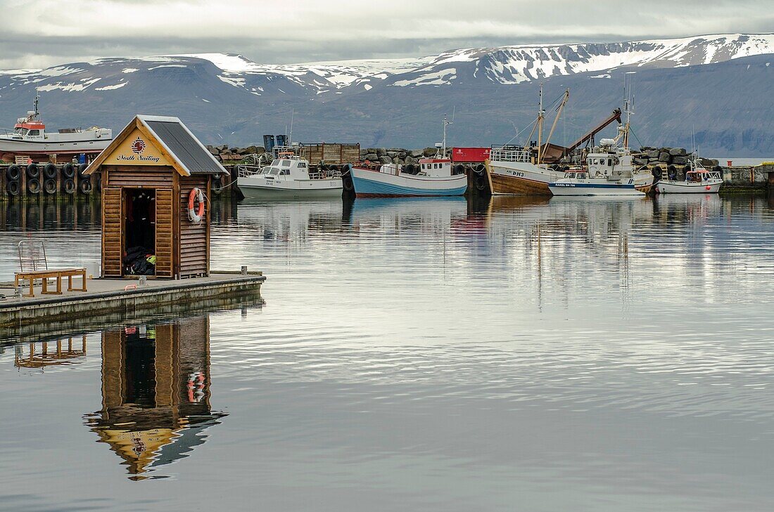 Husavik, Fishing village, Skjalfandi bay Iceland
