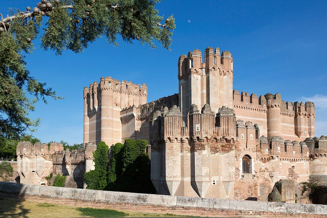 Coca, Segovia Province, Spain  Castillo de Coca  Coca castle  Important example of Mudéjar military architecture
