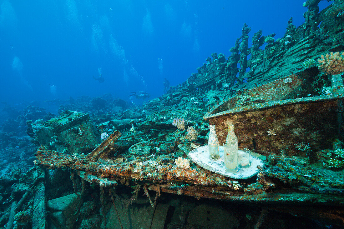 Wreckage of Heaven One Wreck, Abu Dabab, Red Sea, Egypt