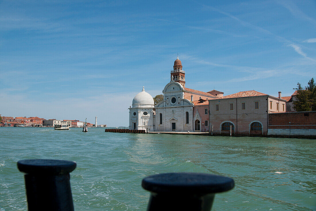 Kirche und Friedhof, San Michele in Isola, Venedig, Adria, Lagune, Italien, Europa