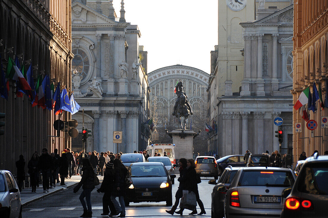 Via Roma, Turin, Piemont, Italien