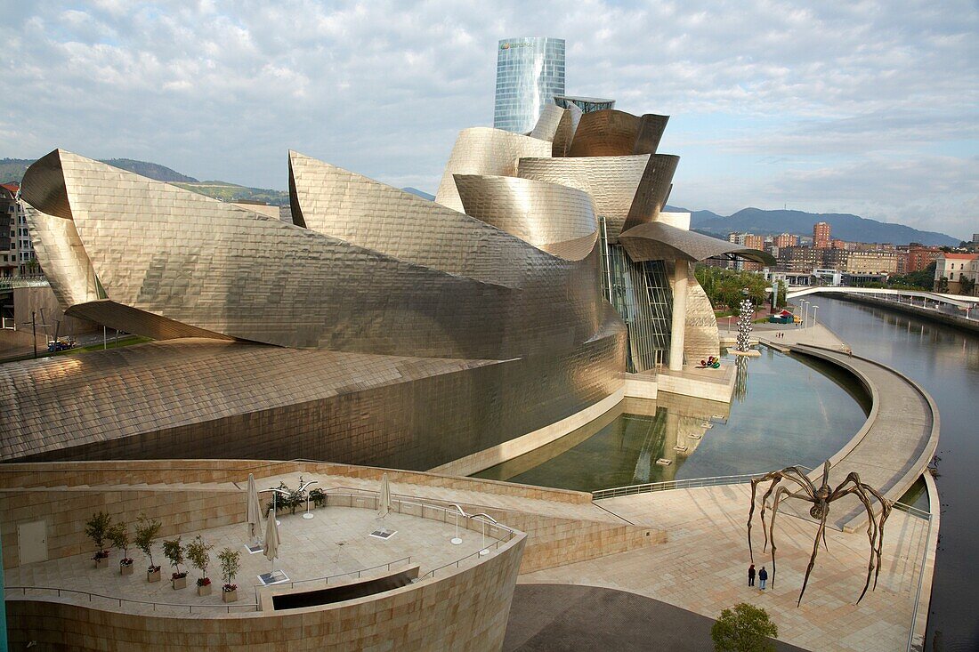 Guggenheim-Museum, Bilbo-Bilbao, Biskaya, Baskenland, Spanien.