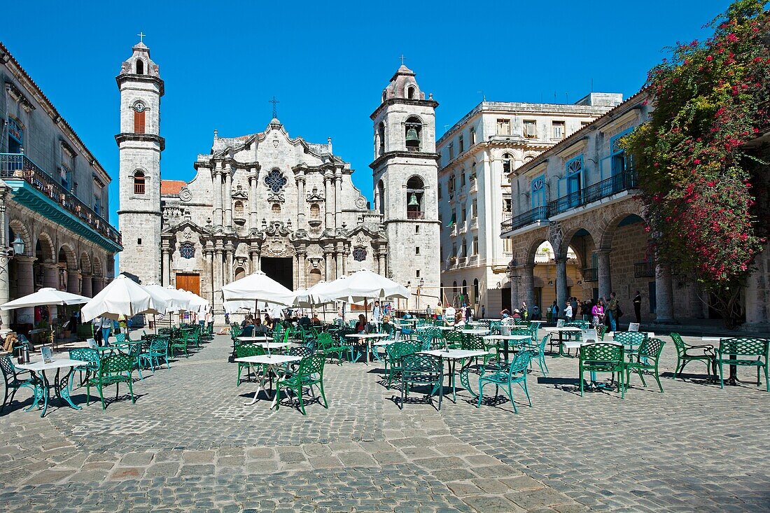 San Cristobal Cathedral  Havana Vieja District, Havana, Cuba.