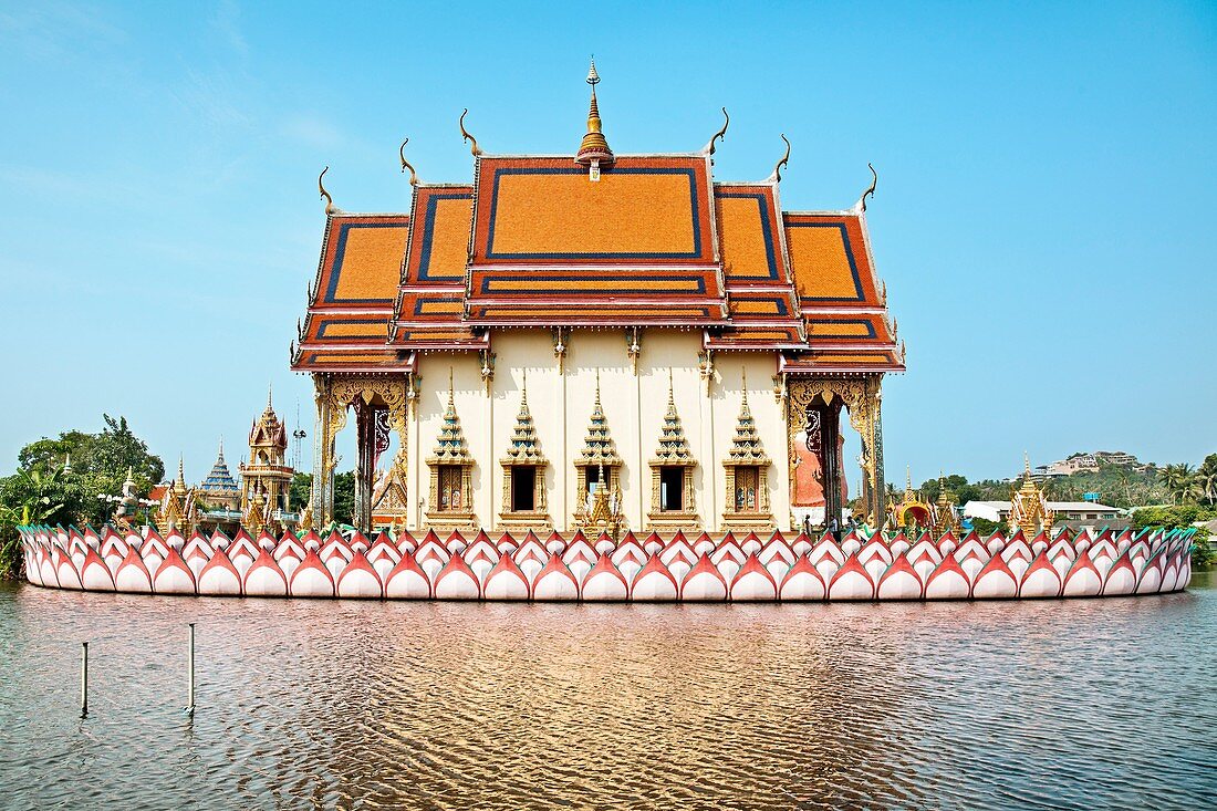 Wat Plai Laem temple, Bo Phut, Ko Samui Island, Thailand, Asia.