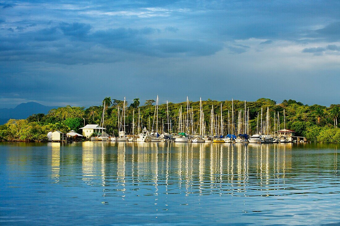 Bocas del Toro town, Colon island, Bocas del Toro province, Caribbean sea, Panama.