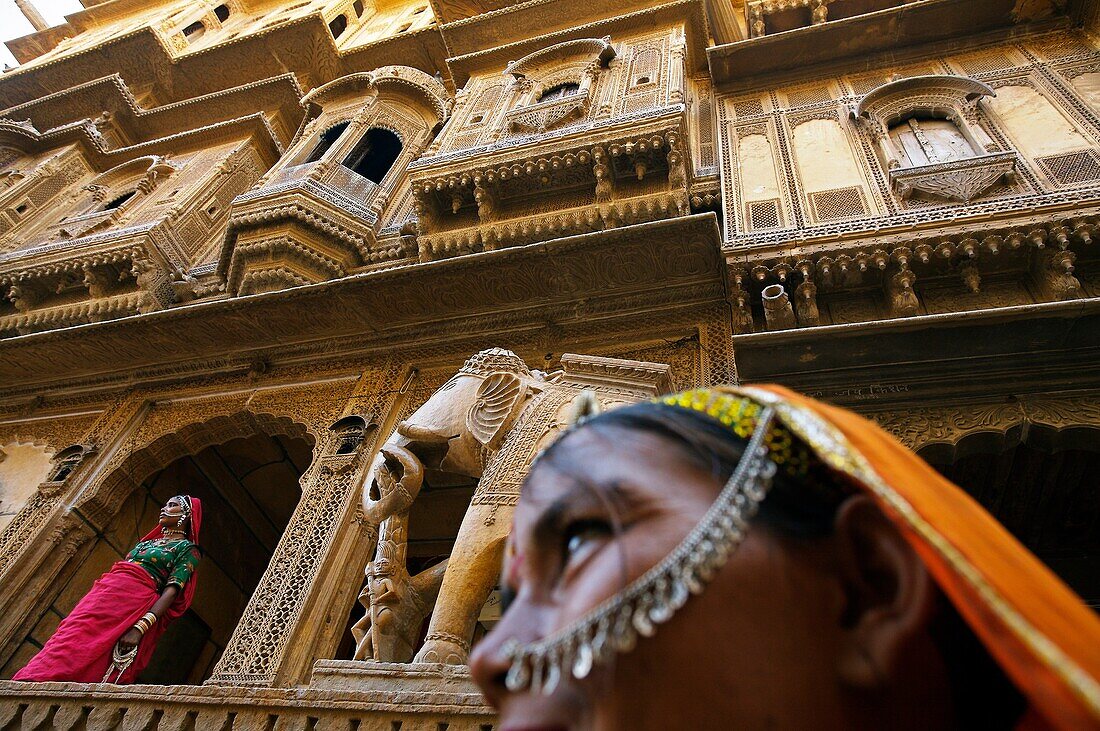 Haveli typical mansion in Jaisalmer  Rajasthan  India.