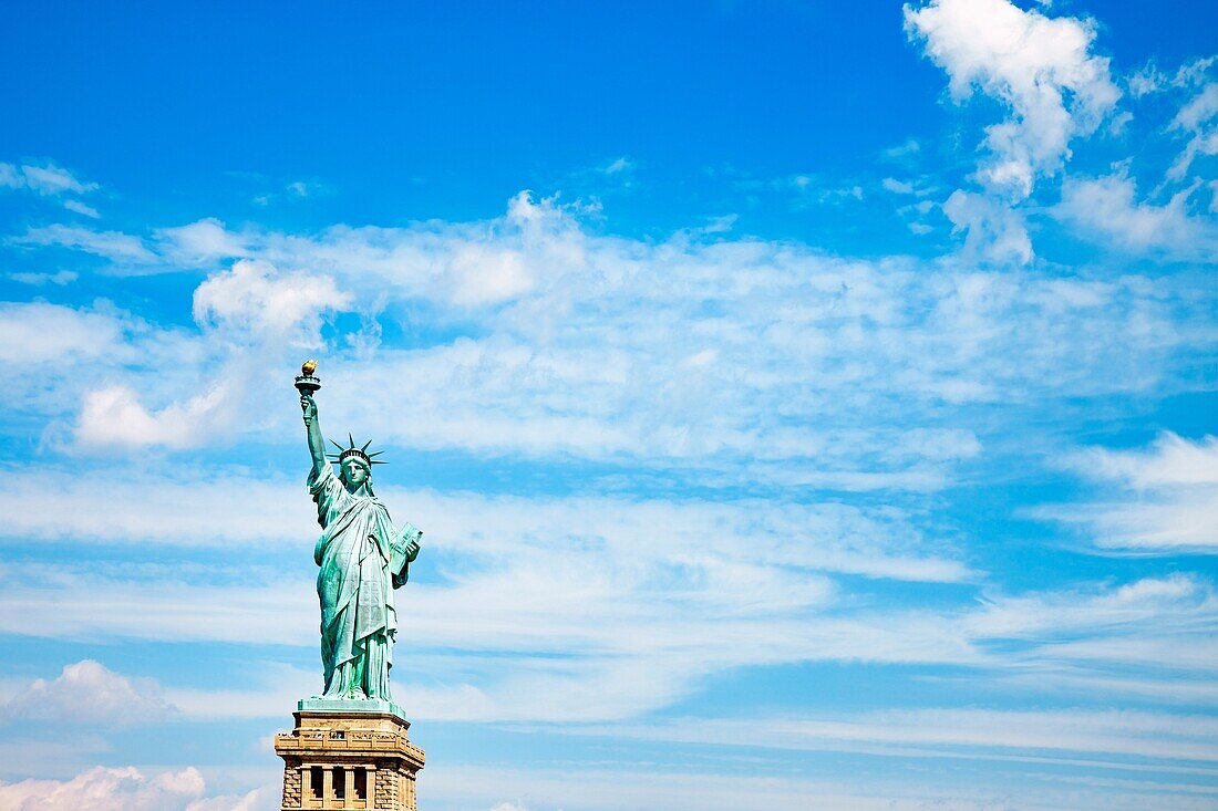 Statue of Liberty, Liberty Island, New York City  USA.
