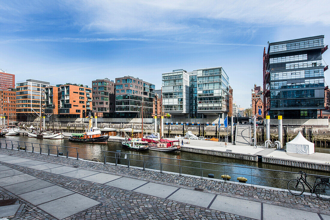 at the Magellan-Terrace in the Hafencity of Hamburg, Northern Germany, Germany