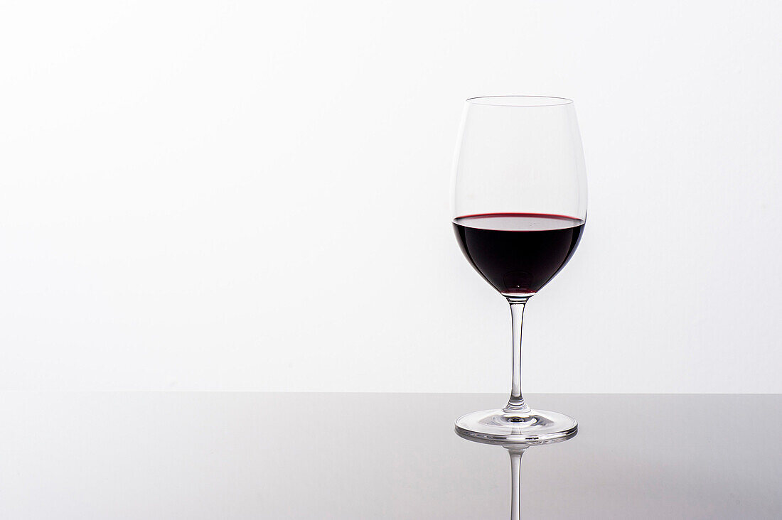 A glass of red wine, Hamburg, Northern Germany, Germany