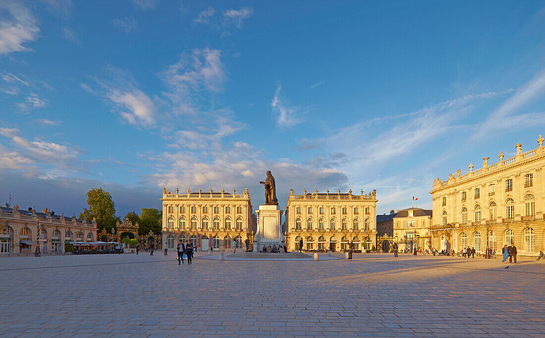 La Place Stanislas in Nancy, Unesco Weltkulturerbe, Meurthe-et-Moselle, Region Alsace-Lorraine, Elsaß-Lothringen, Frankreich, Europa