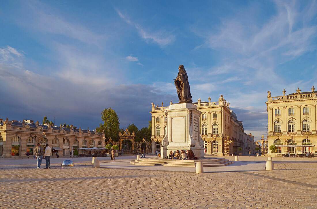 La Place Stanislas in Nancy, Unesco Weltkulturerbe, Meurthe-et-Moselle, Region Alsace-Lorraine, Elsaß-Lothringen, Frankreich, Europa