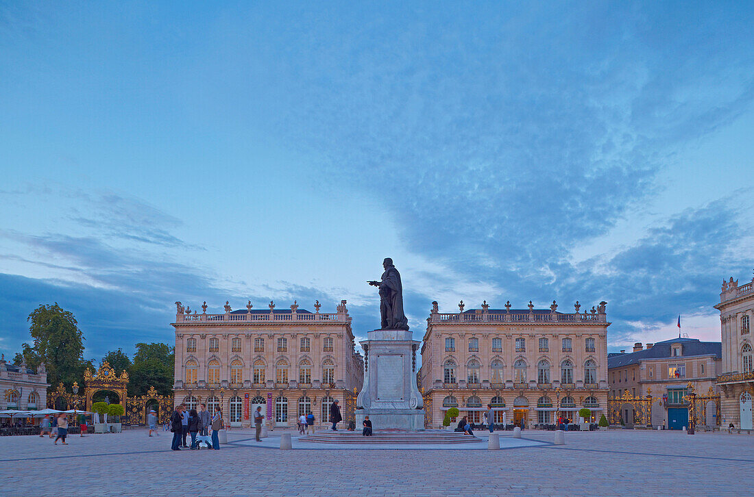 La Place Stanislas in Nancy, Unesco World Cultural Heritage, Meurthe-et-Moselle, Region Alsace-Lorraine, France, Europe