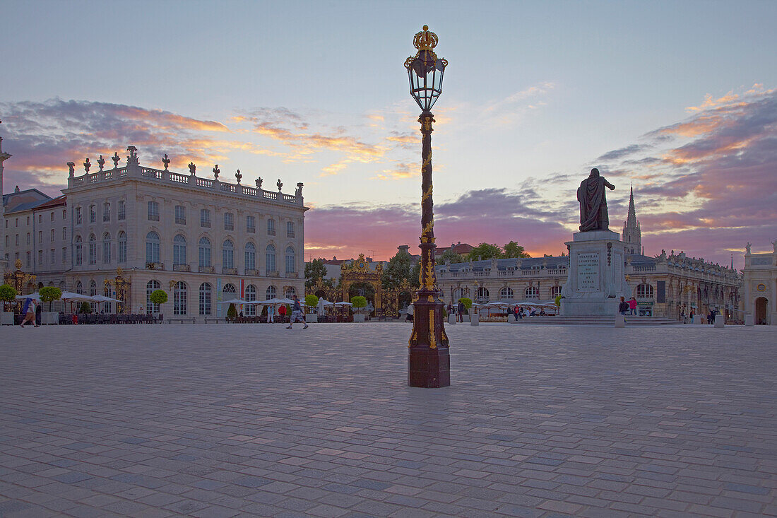 La Place Stanislas in Nancy, Unesco Weltkulturerbe, Meurthe-et-Moselle, Region Alsace-Lorraine, Elsaß-Lothringen, Frankreich, Europa