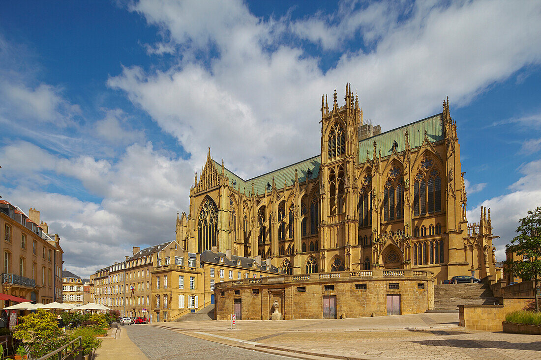 Kathedrale Saint Etienne, Metz, Moselle, Region Alsace Lorraine, Elsass Lothringen, Frankreich, Europa