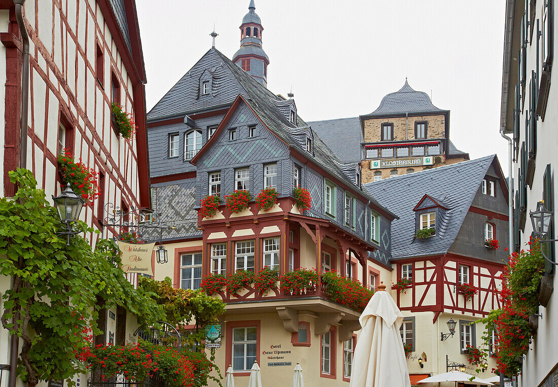 Old town of Beilstein along the river Mosel, Rhineland-Palatinate, Germany, Europe