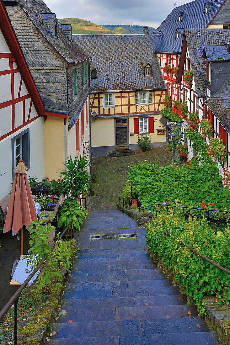 Altstadt von Beilstein an der Mosel, Rheinland-Pfalz, Deutschland, Europa
