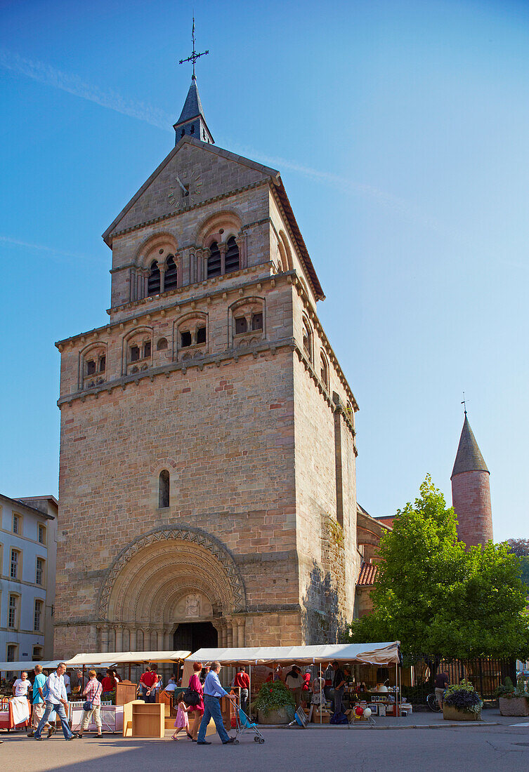Basilika St. Maurice, Épinal, Mosel, Dept. Vosges, Region Alsace-Lorraine, Elsaß-Lothringen, Frankreich, Europa