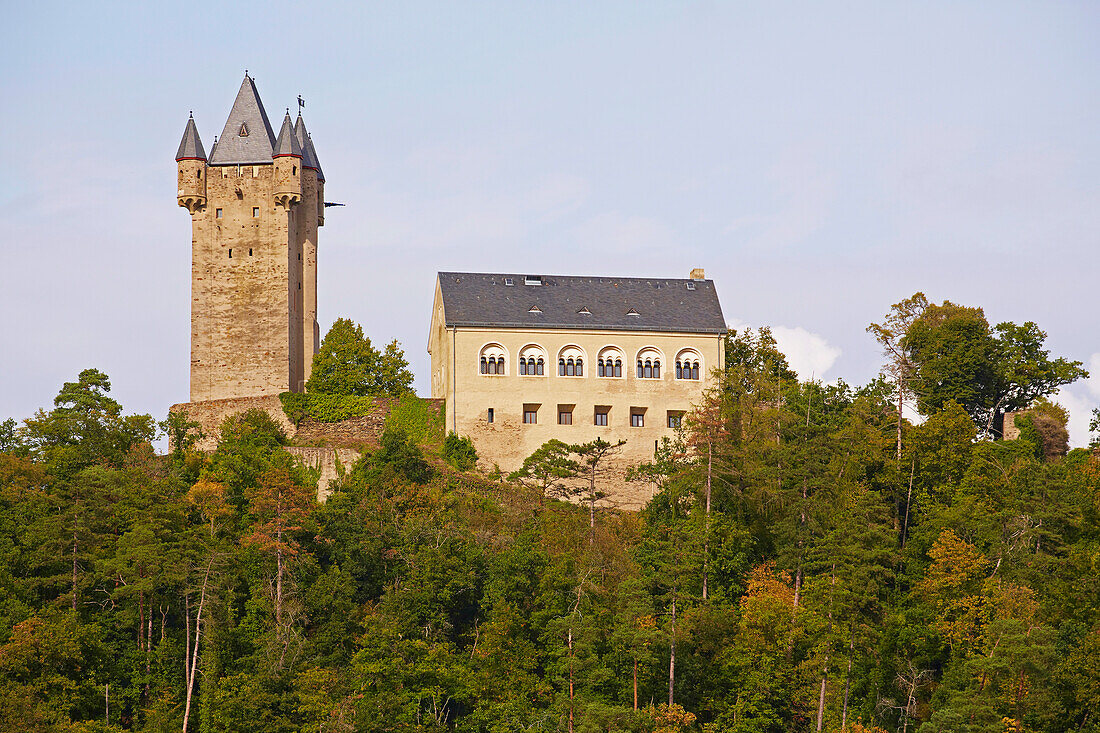 Burg Nassau, Nassau, Lahn, Westerwald, Rheinland-Pfalz, Deutschland, Europa