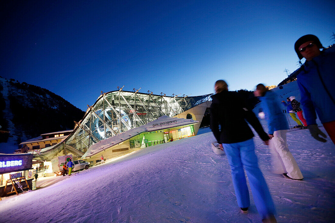 Galzigbahn Talstation, St. Anton am Arlberg, Tirol, Österreich