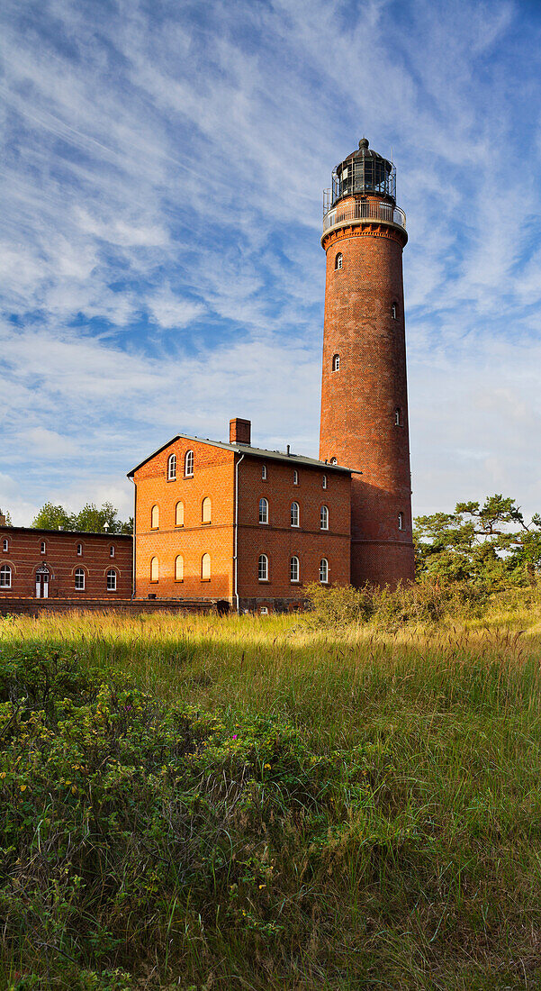 Lighthouse at Darsser Ort, Darss, Nationalpark Vorpommersche Boddenlandschaft, Mecklenburg-Western Pomerania, Germany