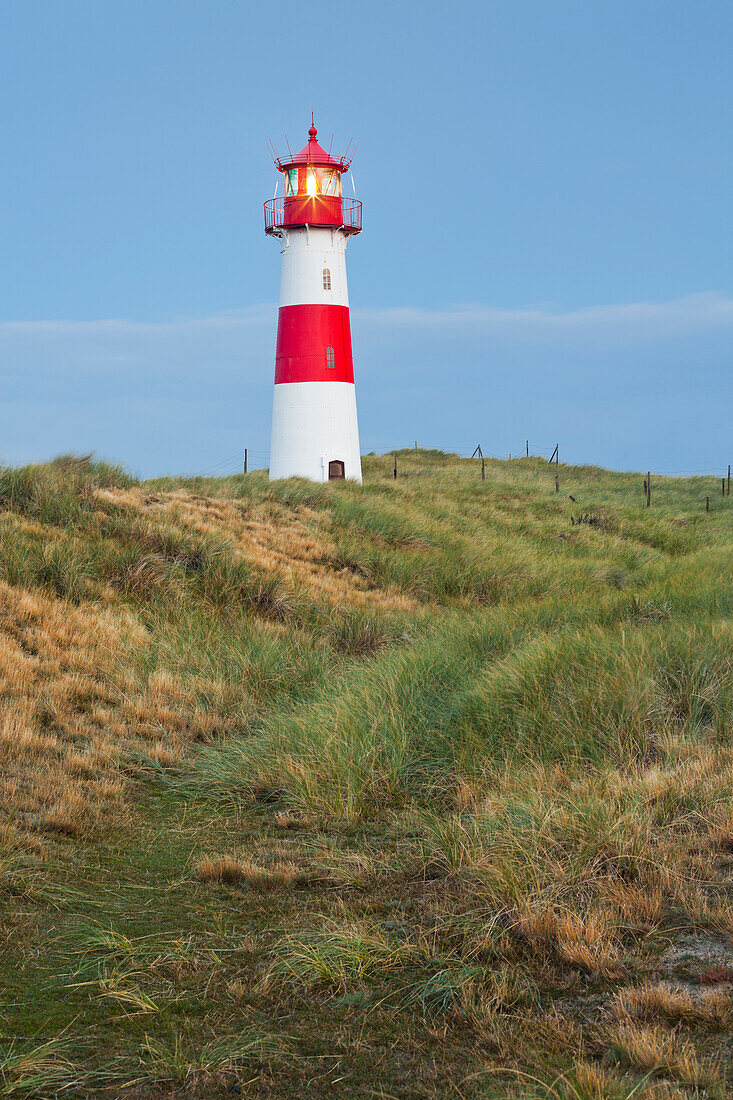 List lighthouse, Ellenbogen, Sylt, Schleswig-Holstein, Germany