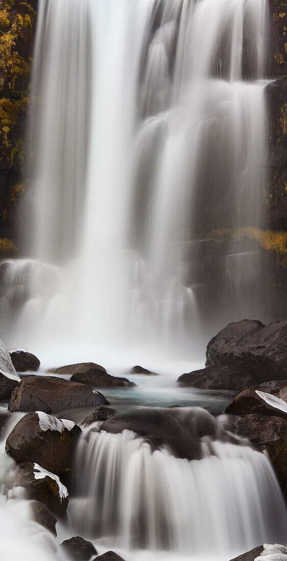 Oxarafoss Wasserfall, Thingvellir Nationalpark, Südisland, Island