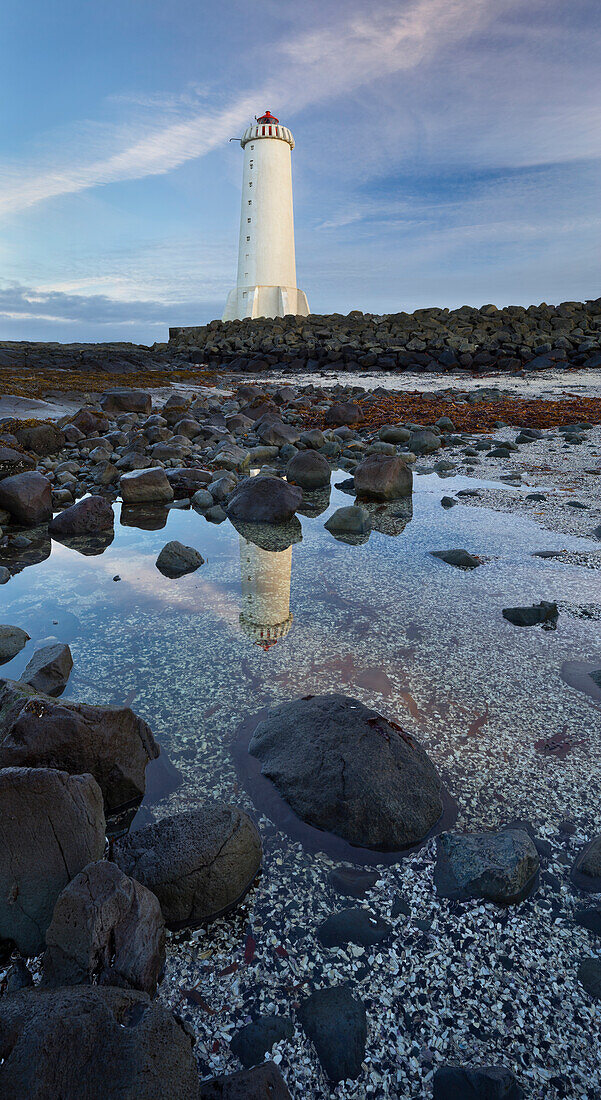 Leuchtturm von Akranes, Westisland, Island