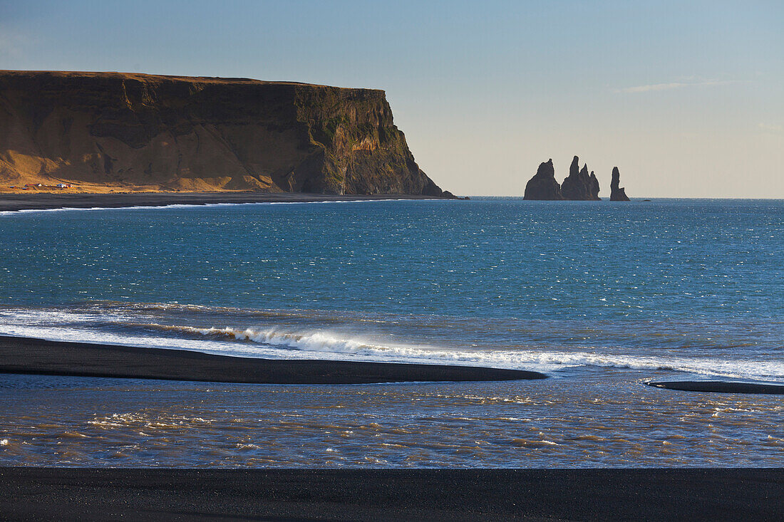 Reynisfjara Strand, Reynisdrangar, Reynir, Südisland, Island