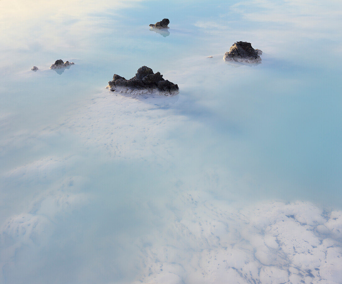 Blue lagoon and geothermal spa, Reykjanes, Iceland