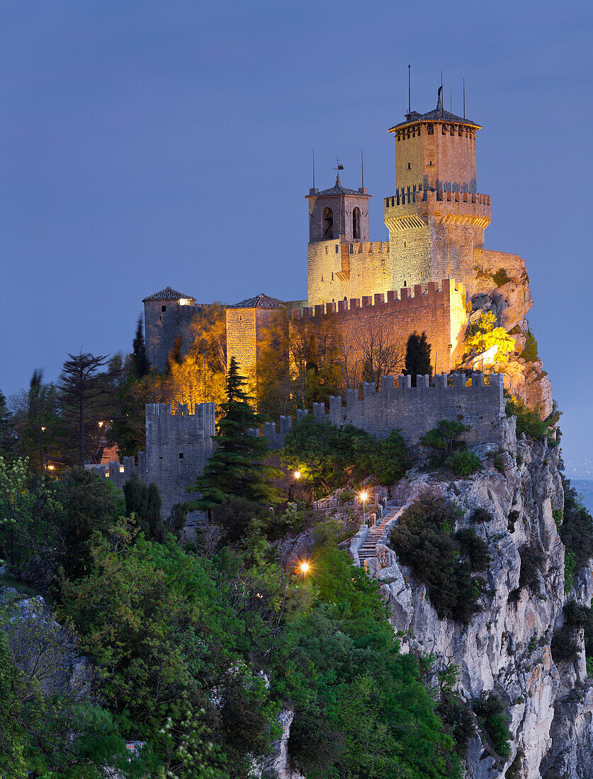 Festung La Guaita, erster Turm, Monte Titano, Republik San Marino