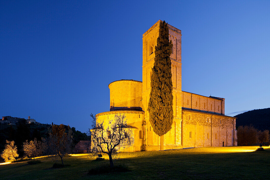 Abtei Sant Antimo, Castelnuovo dellabate, Toskana, Italien