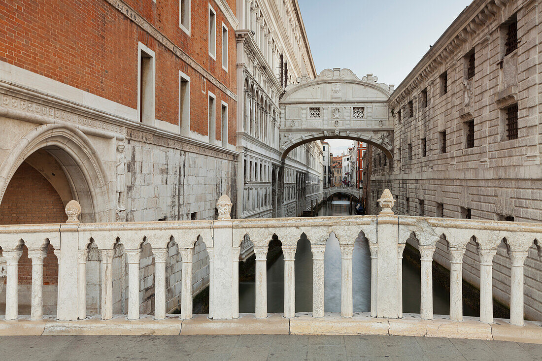 Rio del Palazzo, Ponte dei Sospiri, Seufzerbrücke, Venedig, Italien