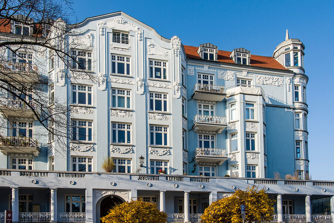 Art nouveau house in Hamburg Eppendorf, Hamburg, Germany