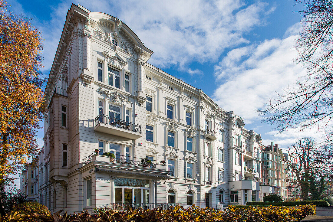 Art nouveau houses in Hamburg, Germany