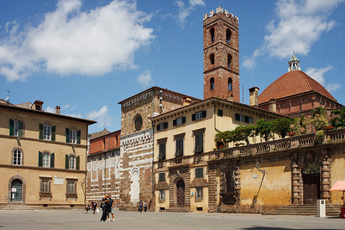 Santi Giovanni e Reparata church, Piazza San Giovanni, Via Duomo, historic centre of Lucca, UNESCO World Heritage Site, Lucca, Tuscany, Italy, Europe