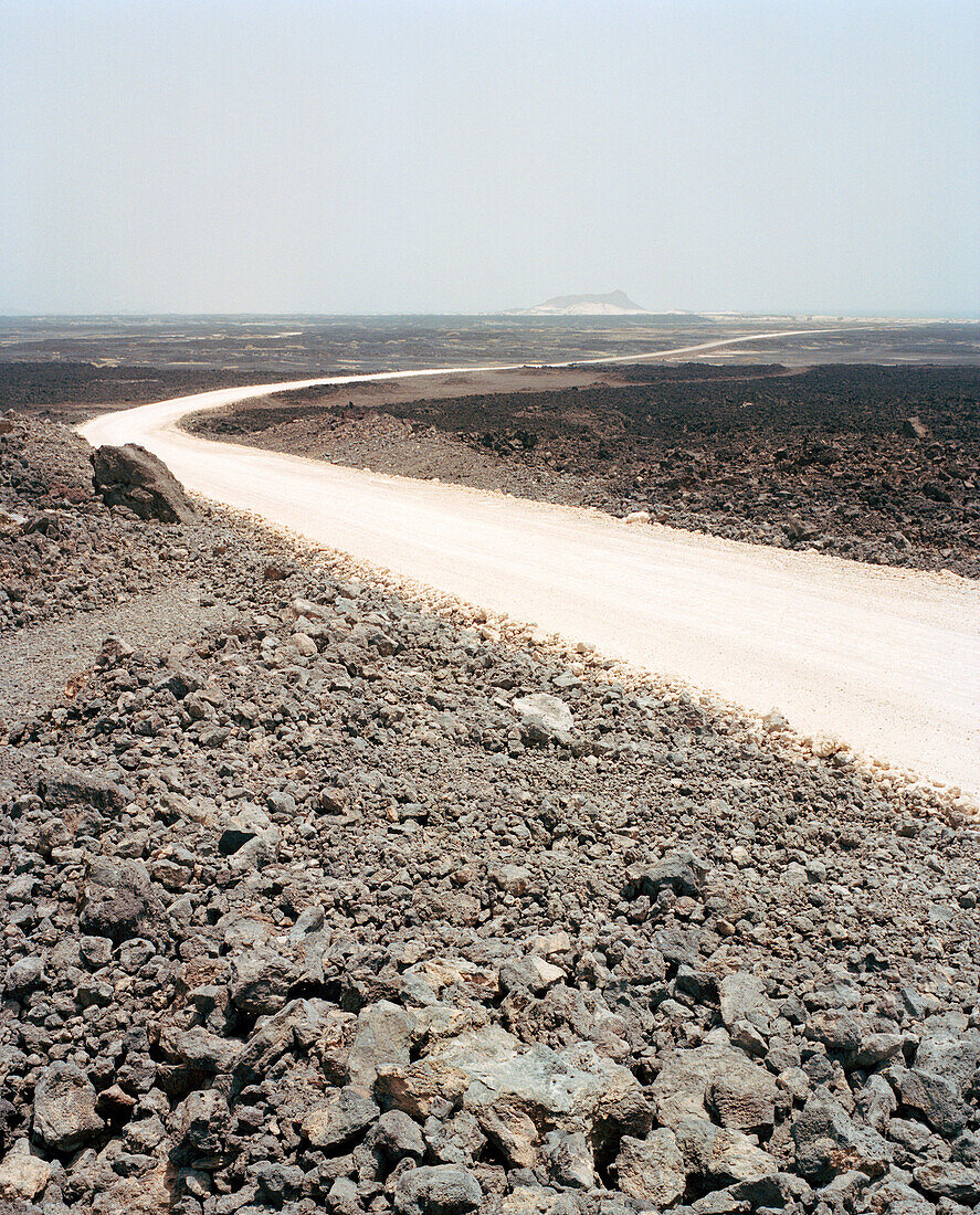 ERITREA, Dankalia, the endless road that connects Southern Assab to Massawa in the North