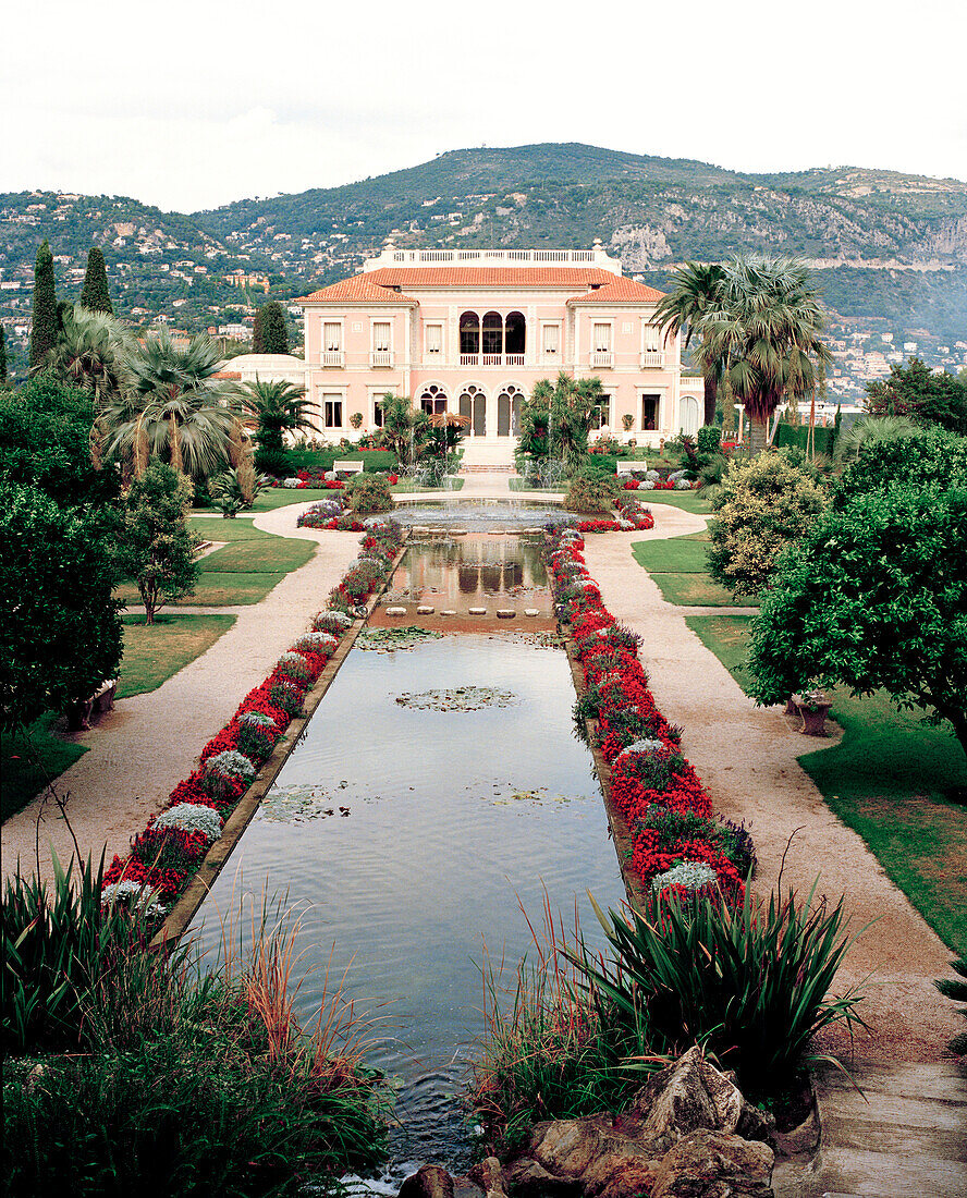 FRANCE, exterior of the Rothschild Mansion, Nice