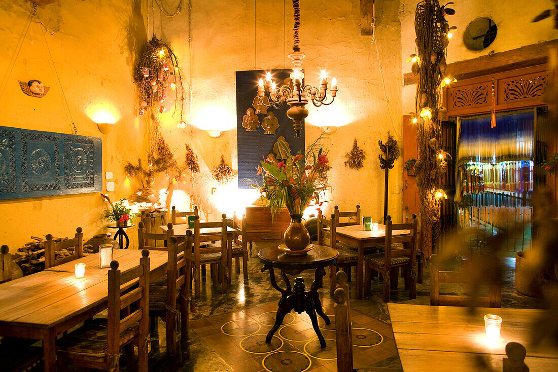 NICARAGUA, Granada, a beautifully designed restaurant in downtown Granada