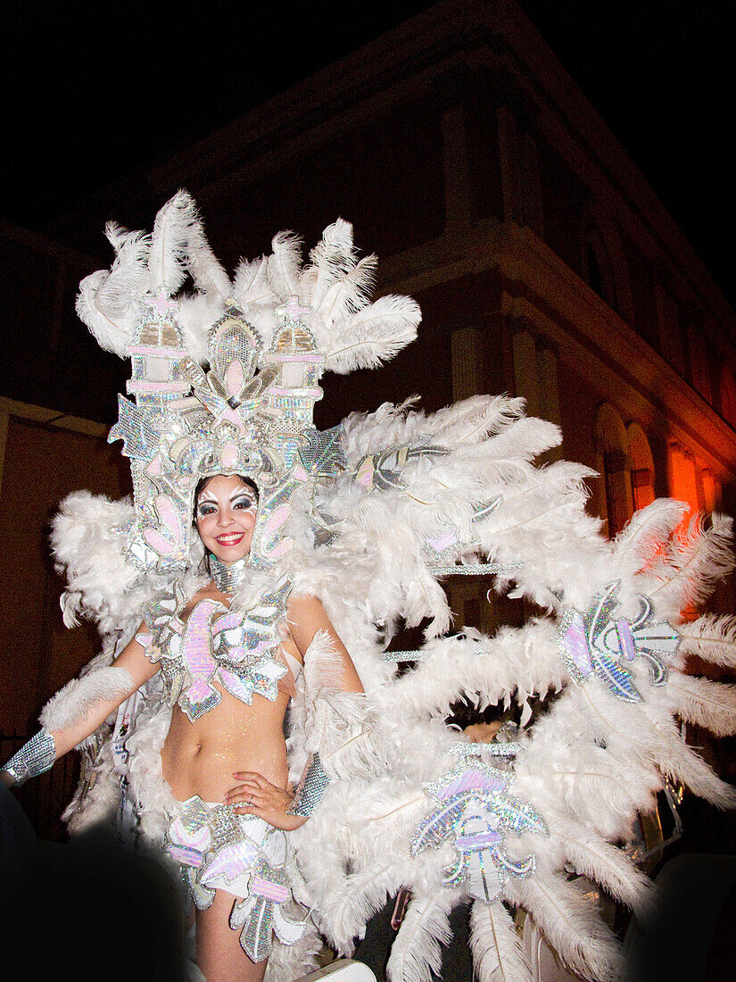 NICARAGUA, Granada, dancers at a street fair and festival in the streets of downtown Grendada