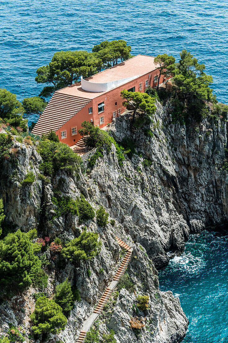 Casa Malaparte, Capri, Campania, Italy