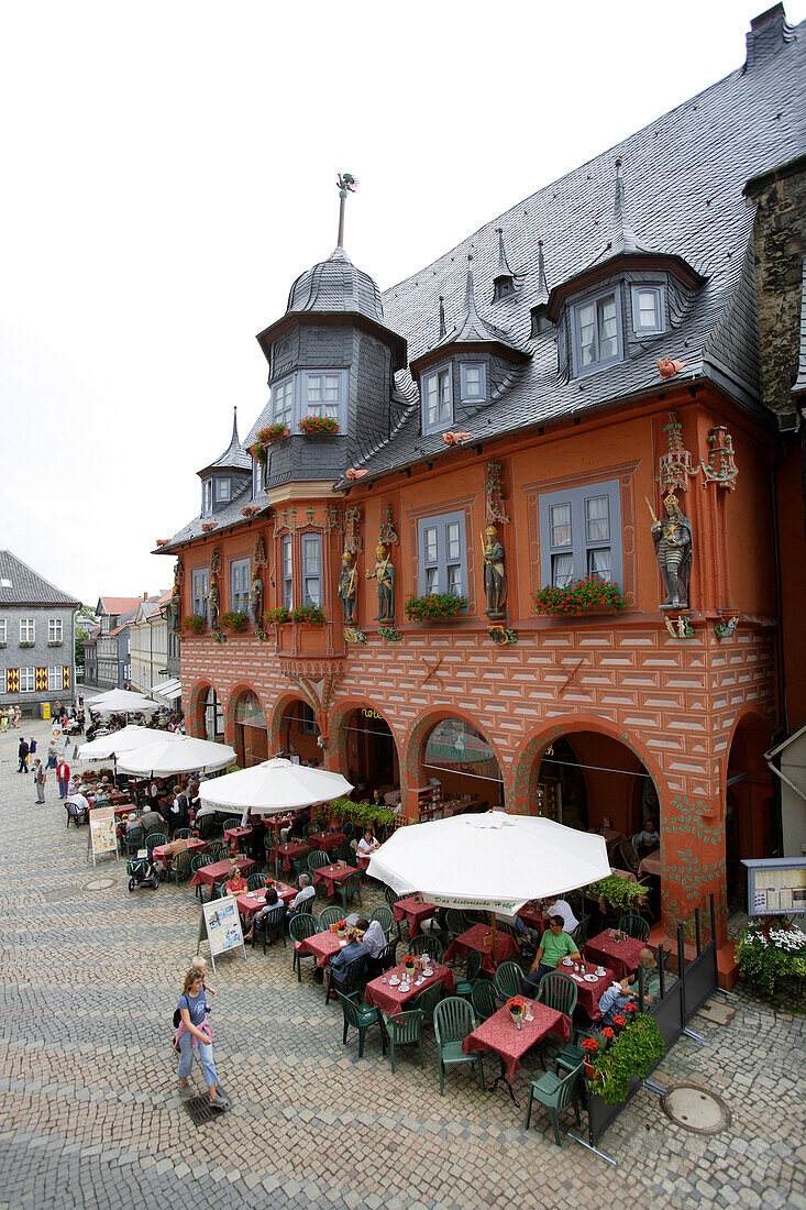 Hotel Kaiserworth, Market square, Goslar, Lower Saxony, Germany