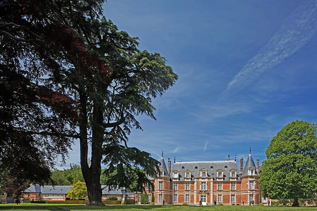 Park and Chateau de Miromesnil, Tourville-sur-Arques, Seine-Maritime, Upper-Normandy, France