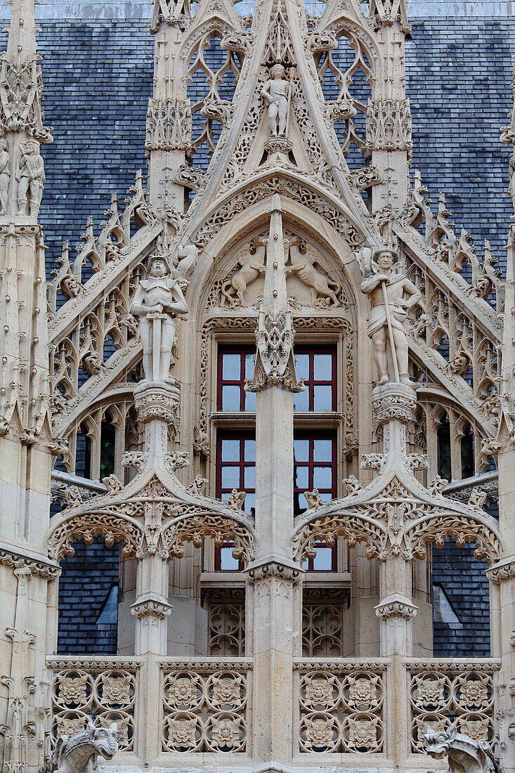 Justizpalast, Rouen, Seine-Maritime, Normandie, Frankreich