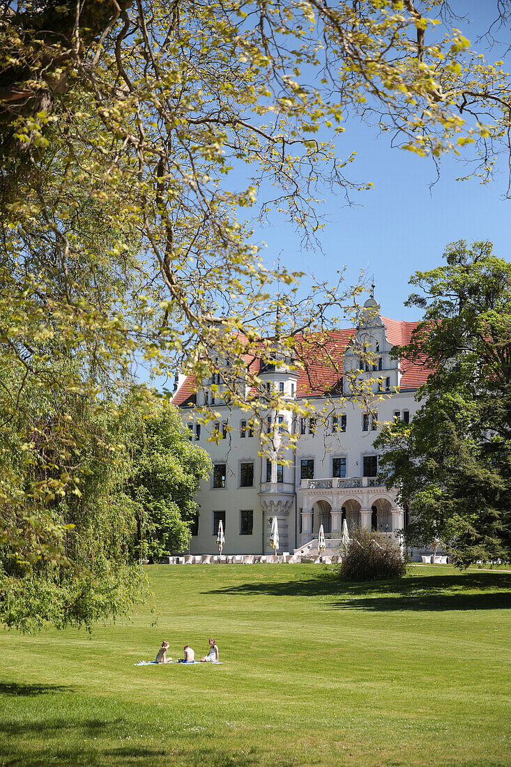 Park und Schloss Boitzenburg, Boitzenburg, Uckermark, Brandenburg, Deutschland