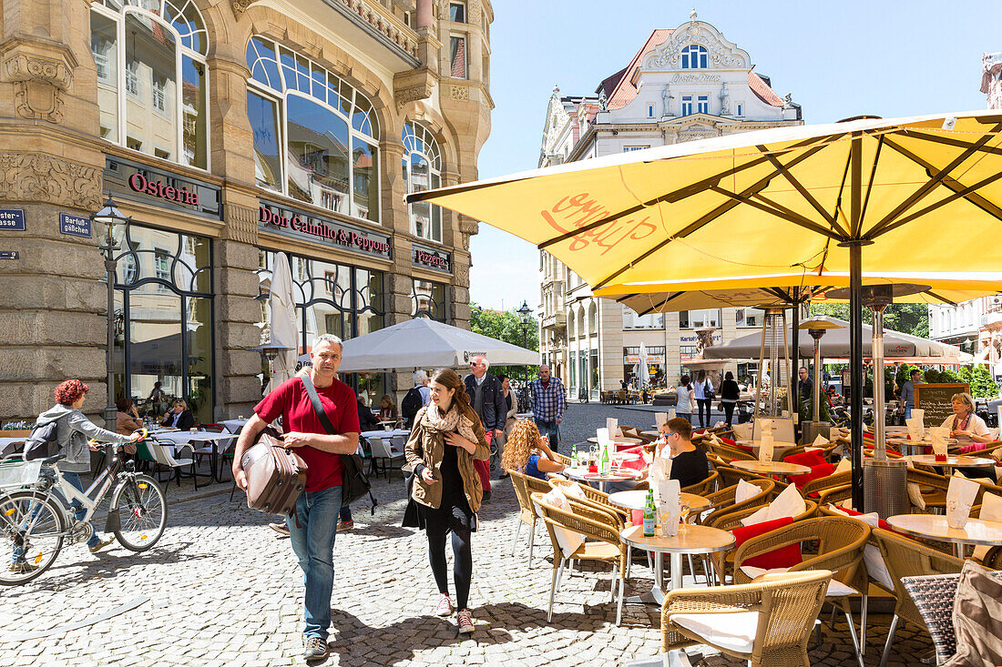 Kneipenmeile Drallewatsch, Leipzig, Sachsen, Deutschland