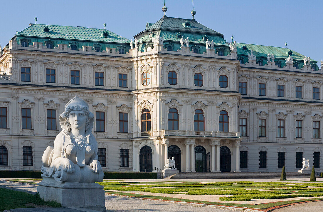 Belvedere palace, Barock, Vienna, Austria